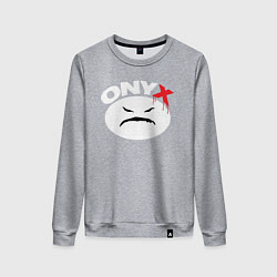 Женский свитшот Onyx logo white