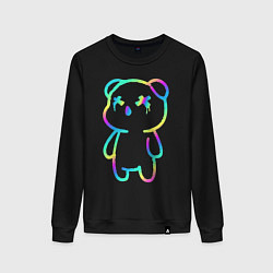 Женский свитшот Cool neon bear