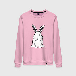 Женский свитшот Снежный кролик