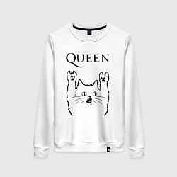 Женский свитшот Queen - rock cat