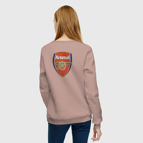 Женский свитшот Arsenal - London - striker / Пыльно-розовый – фото 4