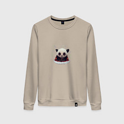 Женский свитшот Понурый панда