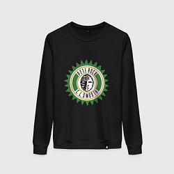 Свитшот хлопковый женский Pete Rock & CL Smooth, цвет: черный