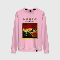 Свитшот хлопковый женский Dune 2 - building of a dynasty, цвет: светло-розовый