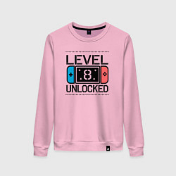 Женский свитшот Level 8 unlocked