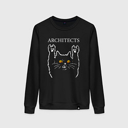 Женский свитшот Architects rock cat