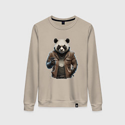 Женский свитшот Крутая панда