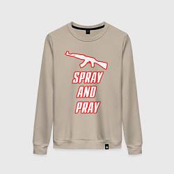 Женский свитшот Spray and play