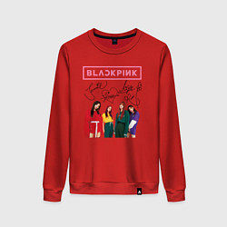 Женский свитшот Blackpink Lisa Jisoo Jennie Rose