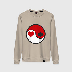 Женский свитшот Любовь и вожделение