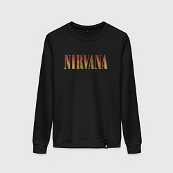 Женский свитшот Nirvana logo