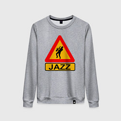 Свитшот хлопковый женский Стиль джаз, цвет: меланж