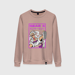 Женский свитшот One piece - gear 5 белый