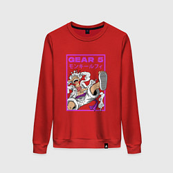 Женский свитшот One piece - gear 5 белый