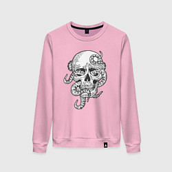 Женский свитшот Skull octopus