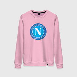 Свитшот хлопковый женский Napoli fc sport, цвет: светло-розовый