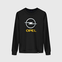 Свитшот хлопковый женский Opel sport auto, цвет: черный