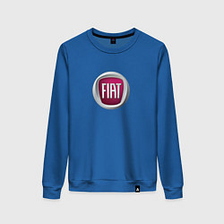 Свитшот хлопковый женский Fiat Italy, цвет: синий