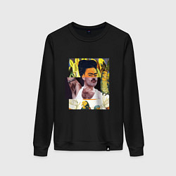 Свитшот хлопковый женский ФредиФрида, цвет: черный