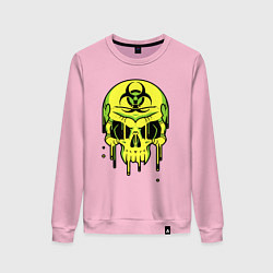 Женский свитшот Biohazard skull