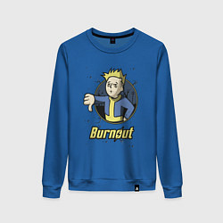 Женский свитшот Burnout - vault boy