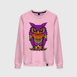 Женский свитшот Purple owl