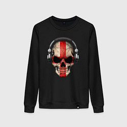 Женский свитшот England music skull