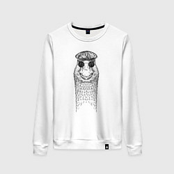 Женский свитшот Гусь в кепке