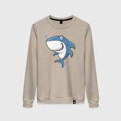 Женский свитшот Cute shark