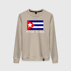 Женский свитшот Free Cuba