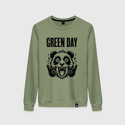 Женский свитшот Green Day - rock panda