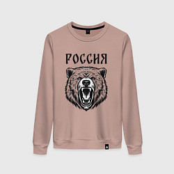 Женский свитшот Медведь Россия
