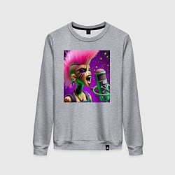 Женский свитшот Barbie and punks not dead