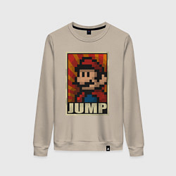 Женский свитшот Jump Mario