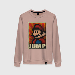 Женский свитшот Jump Mario