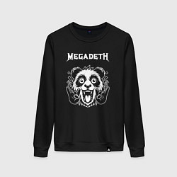 Женский свитшот Megadeth rock panda