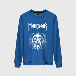 Женский свитшот Manowar rock panda