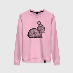 Женский свитшот Зайченок в шапке