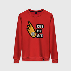Женский свитшот Kiss my ace volleyball