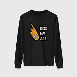 Женский свитшот Kiss my ace volleyball