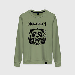 Женский свитшот Megadeth - rock panda
