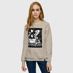 Свитшот хлопковый женский Повелитель, цвет: миндальный — фото 2
