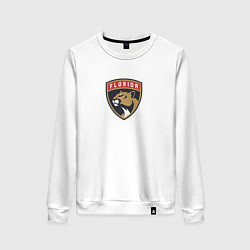 Свитшот хлопковый женский Florida Panthers NHL, цвет: белый