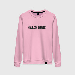 Женский свитшот Hellish music