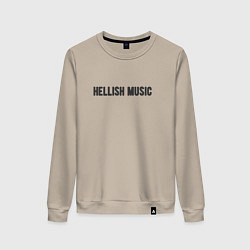 Женский свитшот Hellish music