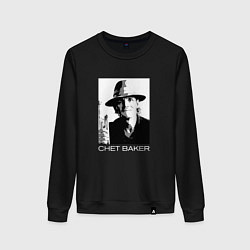 Женский свитшот Chet Baker jazz legend