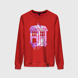 Женский свитшот Pink tardis