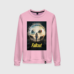 Свитшот хлопковый женский Fallout - Lucy MacLean, цвет: светло-розовый