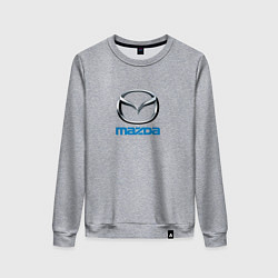 Свитшот хлопковый женский Mazda sport brend, цвет: меланж