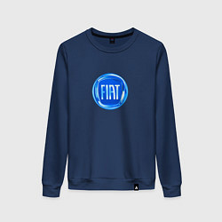 Женский свитшот FIAT logo blue